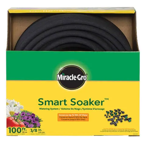 Mega Sale Miracle-Gro Smart Soaker 3/8 in. D X 100 ft. L Light Duty Soaker Hose
