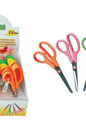 Affordable Diamond Visions Neon Colored Cushion Grip Scissors Stainless Steel 1 pk, Pack of 30