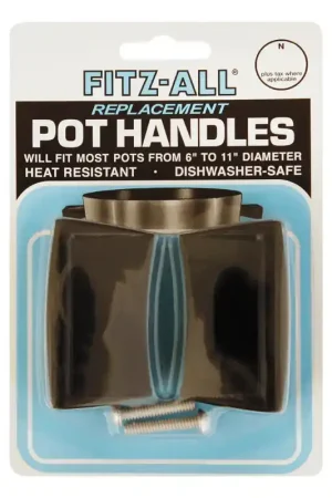 Fitz-All Plastic Replacement Pot Handles Black Premium