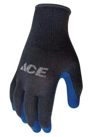Ace Men's Indoor/Outdoor Coated Work Gloves Blue/Gray M 1 pair Buy Today