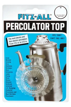 Fitz-All Glass Replacement Percolator Top Clear Factory Price