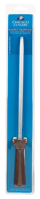 Chicago Cutlery Matte Stainless Steel Sharpening Steel Free Returns