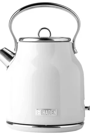 Secure Checkout Haden Heritage Ivory Traditional Stainless Steel 1.7 L Electric Tea Kettle