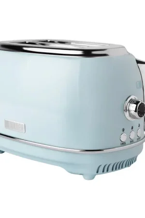 Deal Haden Heritage Stainless Steel Blue 2 slot Toaster 8 in. H X 12 in. W X 8 in. D