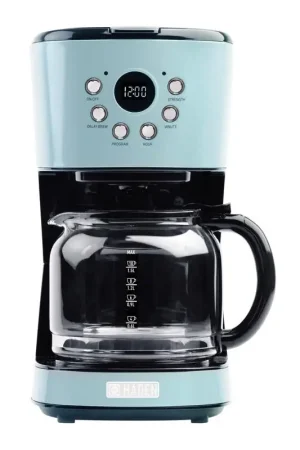 Deal Haden 12 cups Turquoise Coffee Maker