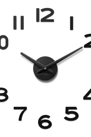 Best Choice Westclox 20 in. L X 20 in. W Indoor Modern Analog Wall Clock Plastic Black
