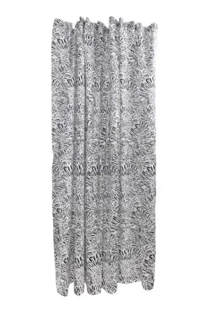 Sttelli Dandelion 72 in. H X 72 in. W Black Shower Curtain Polyester, Pack of 3 Hot Deal