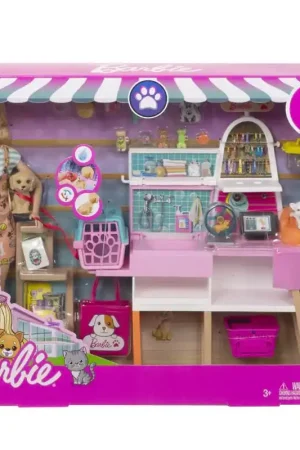 Barbie Barbie Doll and Pet Boutique Multicolored 25 pc Latest
