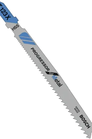 Authentic Bosch T121GF3 Jig Saw Blade, 2-1/4 in L, 30 TPI