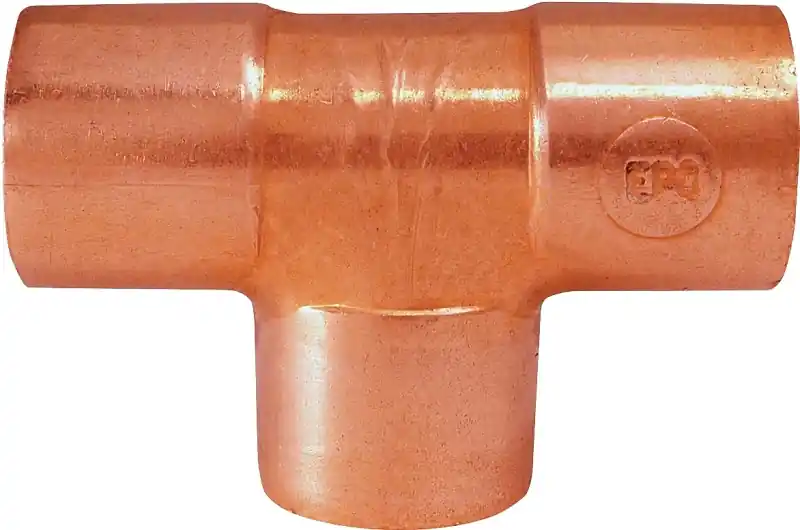 Nibco 611 Series W01790C Pipe Tee, 2 in, Sweat, Copper, 291 psi Pressure Genuine