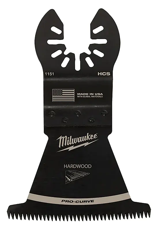 Authentic Milwaukee 49-25-1153 Blade, 2-1/2 in, 1-5/8 in D Cutting, HCS, 3/PK