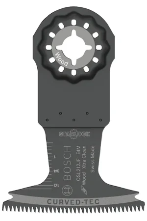 Bargain Bosch Starlock OSL212JF Oscillating Blade, 2-1/2 in, Bi-Metal, 4 in L