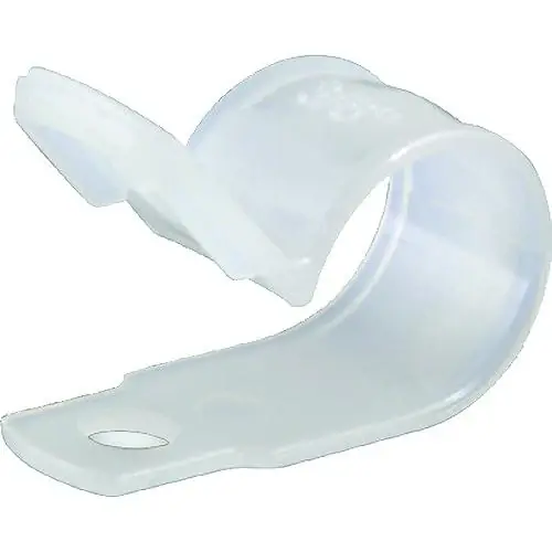 1/4″ Cable Clamps, Natural 6 Pcs. Certified