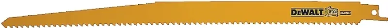 Today Only DEWALT DW4802-2 Reciprocating Saw Blade, Bi-Metal, Applicable Materials: Wood, 3/4 in W, 6 in L, 6 TPI