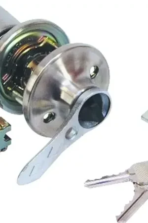 Big Sale US Hardware RV-112B Series Entrance Lockset, Stainless Steel, Brushed Stainless Steel