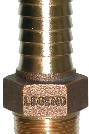 Bargain Legend 312-004 Adapter, 3/4 in, Insert x MNPT, Bronze