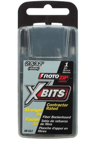 Weekend Sale Rotozip XB-UL1 Underlayment Bit, 5/32 in Dia, 2-1/2 in L, 1 in L Flute, 5/32 in Dia Shank, Carbide/Steel