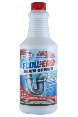 Flow-Easy Liquid Drain Opener 32 oz, Pack of 6 While Supplies Last