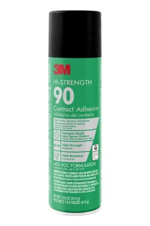 3M Hi Strength 90-VOC40DSC Spray Adhesive, Fruity, Sweet, Colorless, 14.6 oz Aerosol Can Crafted