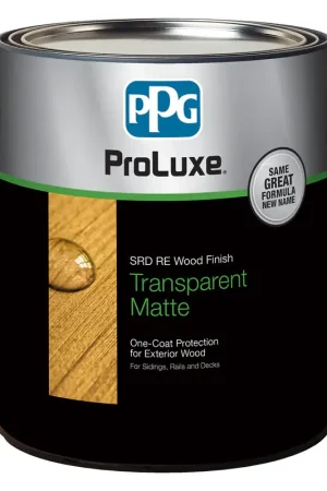 ProLuxe Cetol SRD RE Transparent Matte Natural Oak Oil-Based All-in-One Stain and Finish 1 gal, Pack of 4 Don't Miss Out
