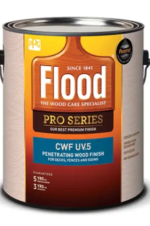 Flash Sale Flood CWF-UV 5 Matte Natural Water-Based Wood Finish 1 gal, Pack of 4