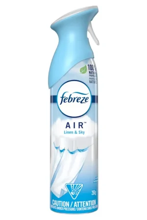 Fresh Stock Febreze Air Effects Linen and Sky Scent Air Freshener 8.8 oz Aerosol, Pack of 6