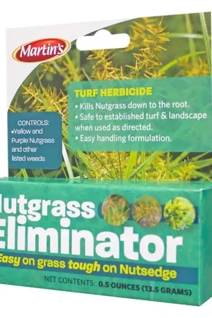Martin's Nutgrass Eliminator Nutsedge Herbicide Powder 0.5 oz, Pack of 12 Free Returns