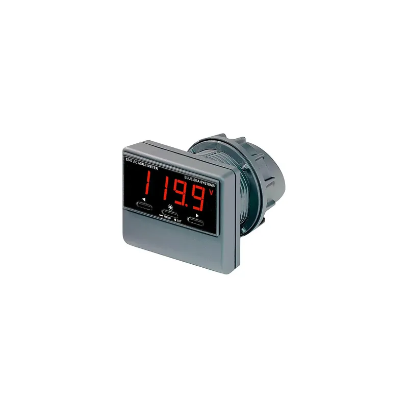 Best Price Blue Sea Systems 8247 AC Digital Multi-Function Meter With Alarm 80-249V AC