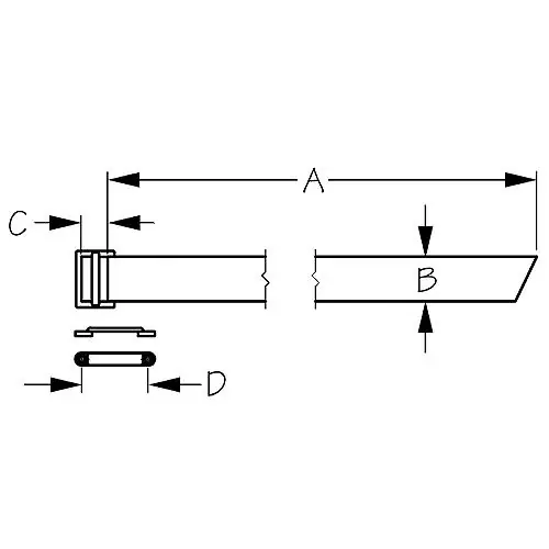 Fresh Stock Battery Box Strap - 38″