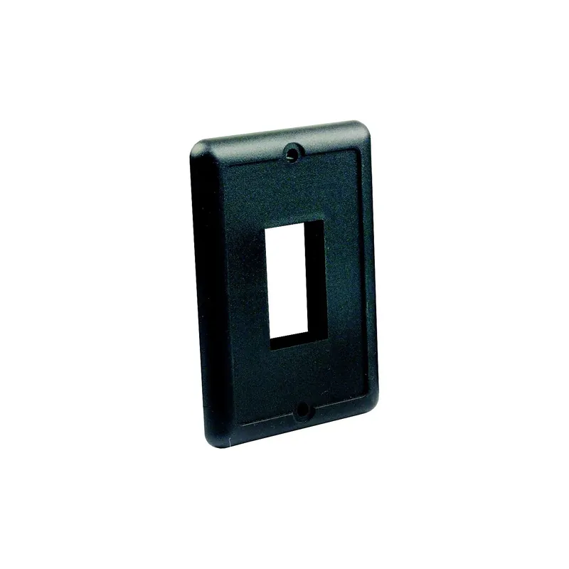 Top Pick IP66 SINGLE SWITCH PLATE BLACK