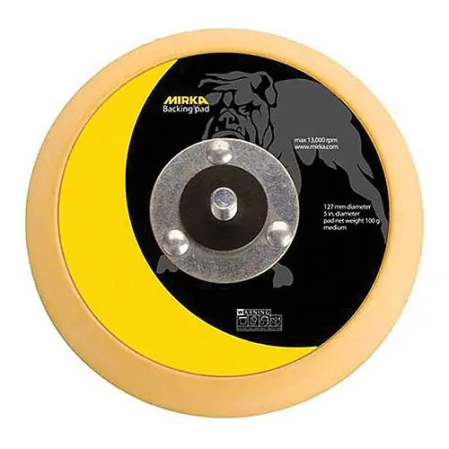 6″ Vinyl Faced Backup Pad, Medium Buy Direct