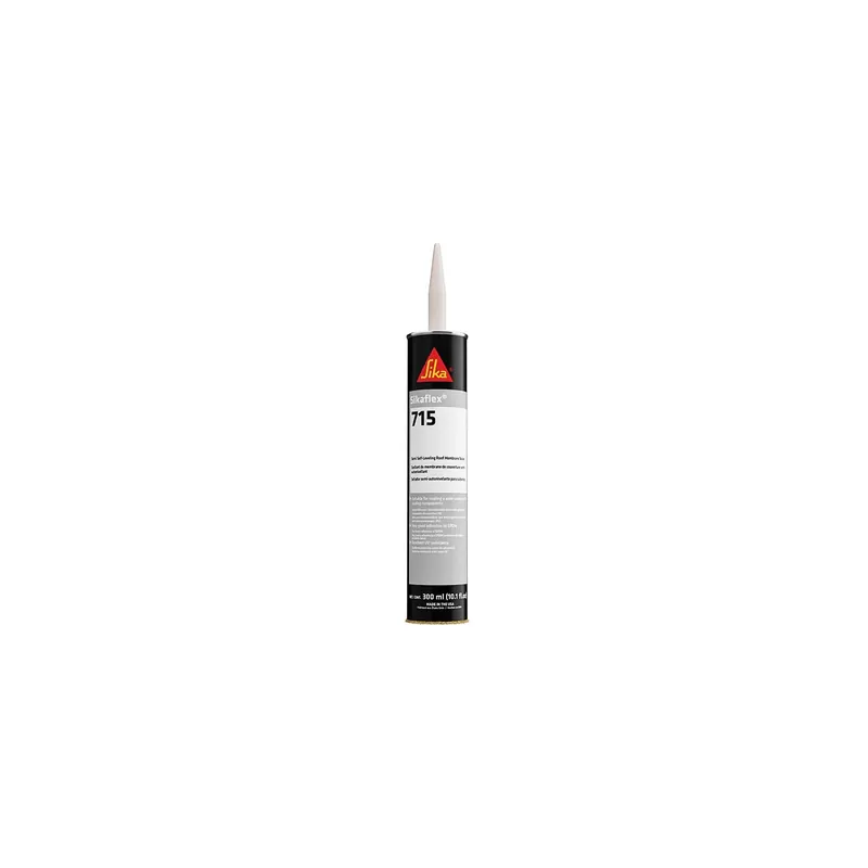 Sika° 187690 Sikaflex 715 Semi Self Leveling Roof Membrane Sealer, 10.1 oz., White Time-Limited