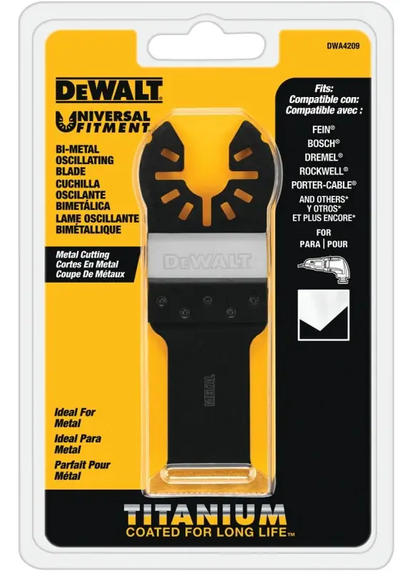 Affordable DEWALT DWA4209 Oscillating Blade, 1-1/4 in, Titanium