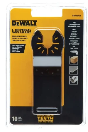 Buy Online DEWALT DWA4270B Cutting Blade, 1-1/4 in, HCS, 10/PK