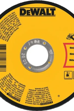Certified DEWALT DWA8050 Cut-Off Wheel, 4 in Dia, 0.045 in Thick, 5/8 in Arbor, Aluminum Oxide Abrasive