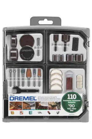 While Supplies Last Dremel 9 in. Steel Accessory Kit 110 pc