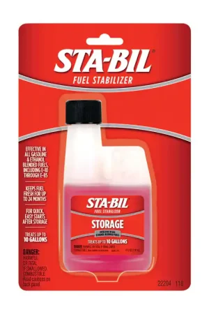 STA-BIL Storage Ethanol/Gasoline Fuel Stabilizer 4 oz Clearance