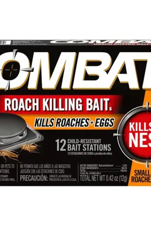 Combat Source Roach Bait Station 12 pk, Pack of 12 Low Price