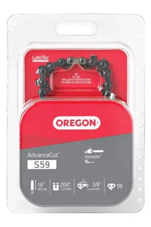 Oregon AdvanceCut S59 16 in. Chainsaw Chain 59 links Price Cut