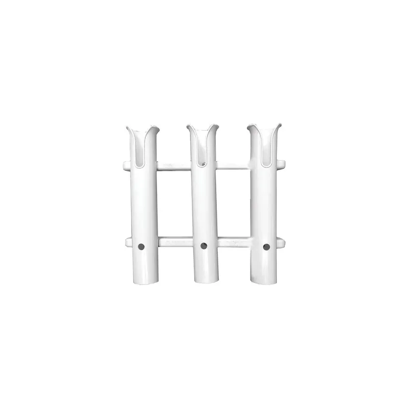 Discount Polyethylene 3-Rod Rack, White
