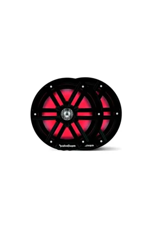 Best Choice Rockford Fosgate M28B Color Optix Marine 2-Way Speakers, 8″ Black / Stainless